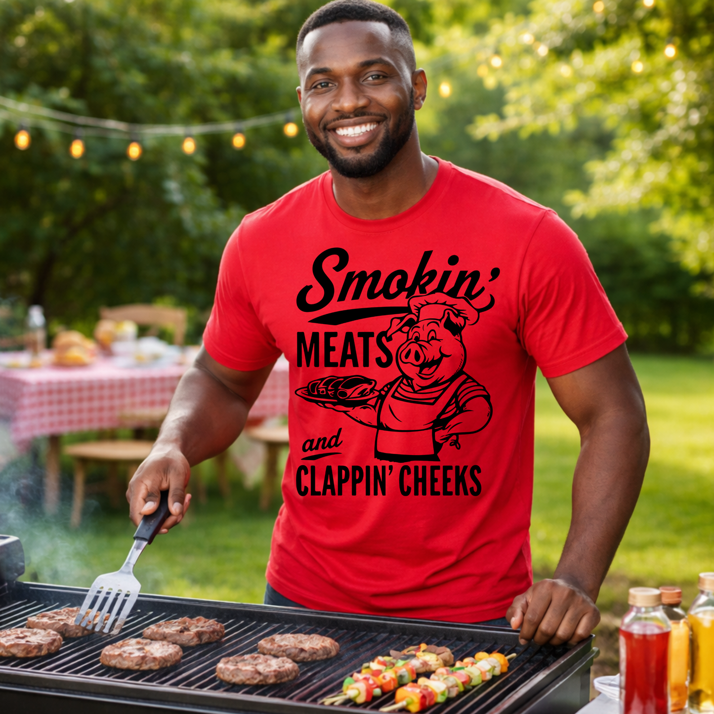Smokin’ Meats and Clappin’ Cheeks BBQ T-Shirt