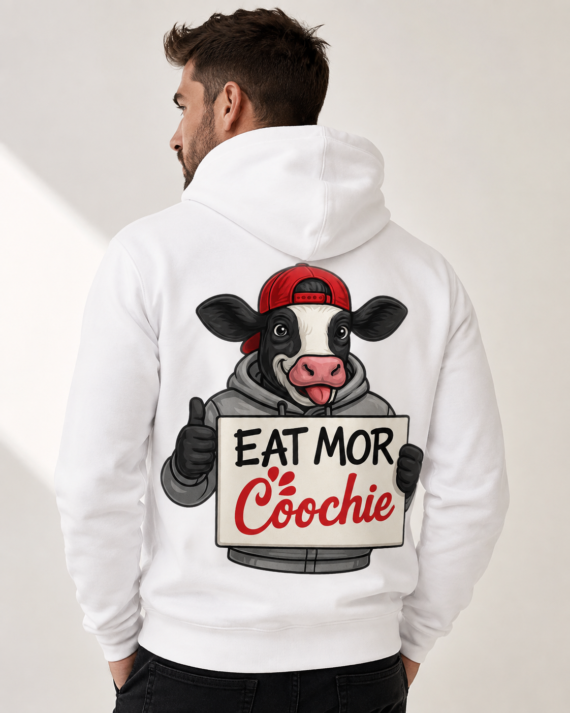 Eat Mor Coochie Funny Graphic Hoodie