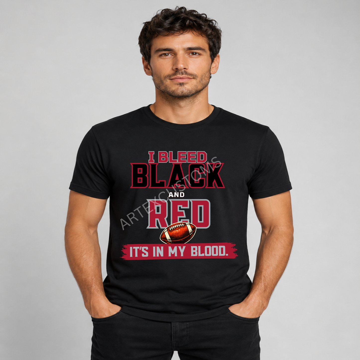 Atlanta Football Fan Graphic T-Shirt