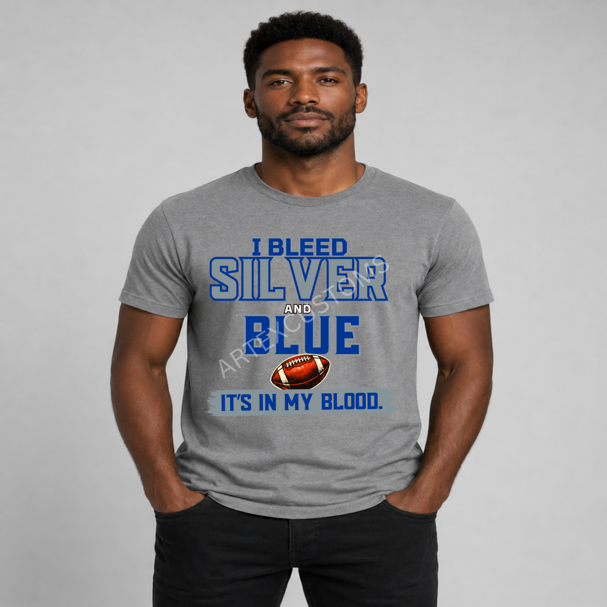 Dallas Football Fan Graphic T-Shirt