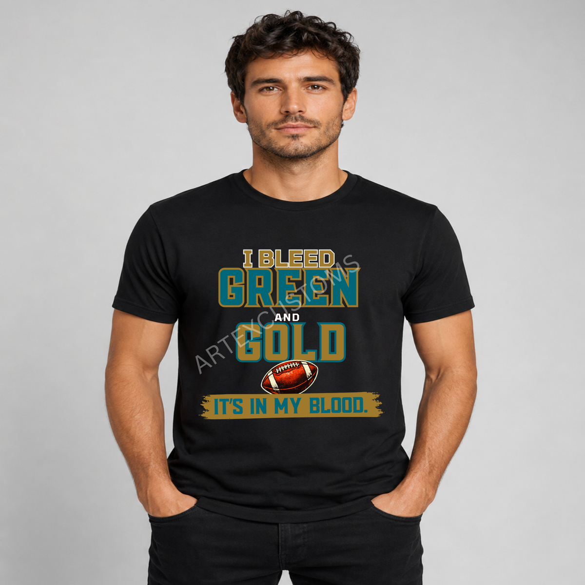 Jacksonville Football Fan Graphic T-Shirt