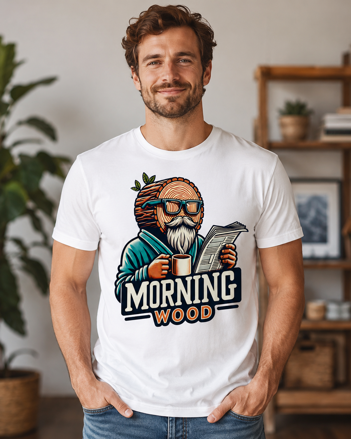 Morning Wood Graphic T-Shirt