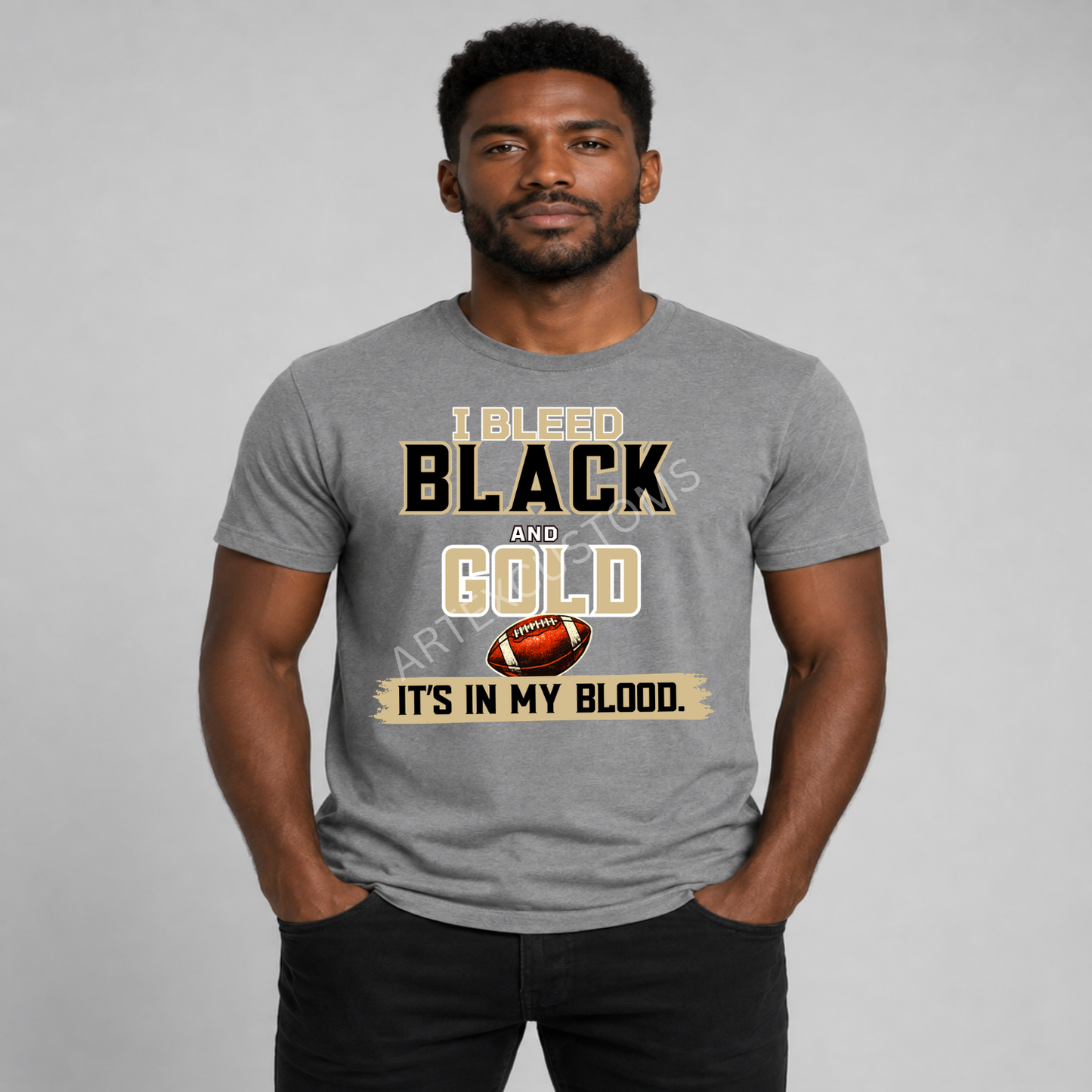 New Orleans Football Fan Graphic T-Shirt