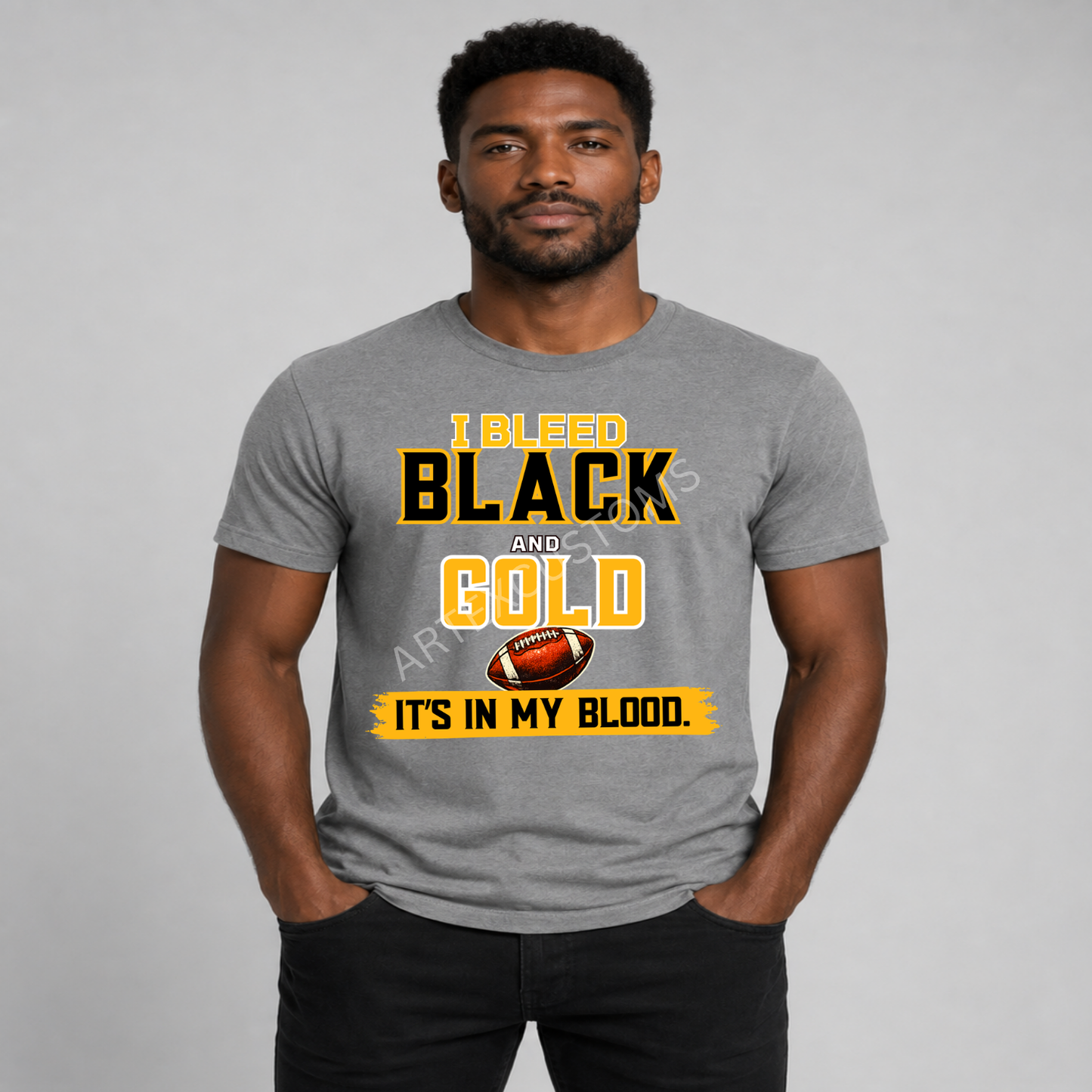 Pittsburgh Football Fan Graphic T-Shirt