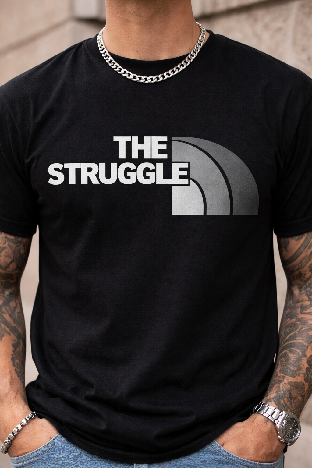 The Struggle Funny Parody T-Shirt | Humor Graphic Tee