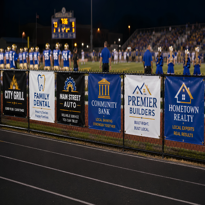 Custom Vinyl Banners & Sponsor Banners