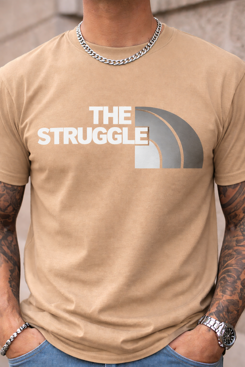 The Struggle Funny Parody T-Shirt | Humor Graphic Tee