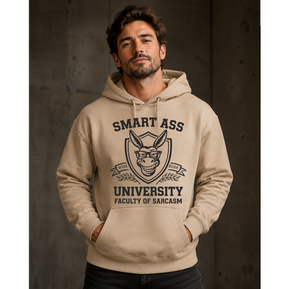 Funny Smart Ass University Graphic Hoodie