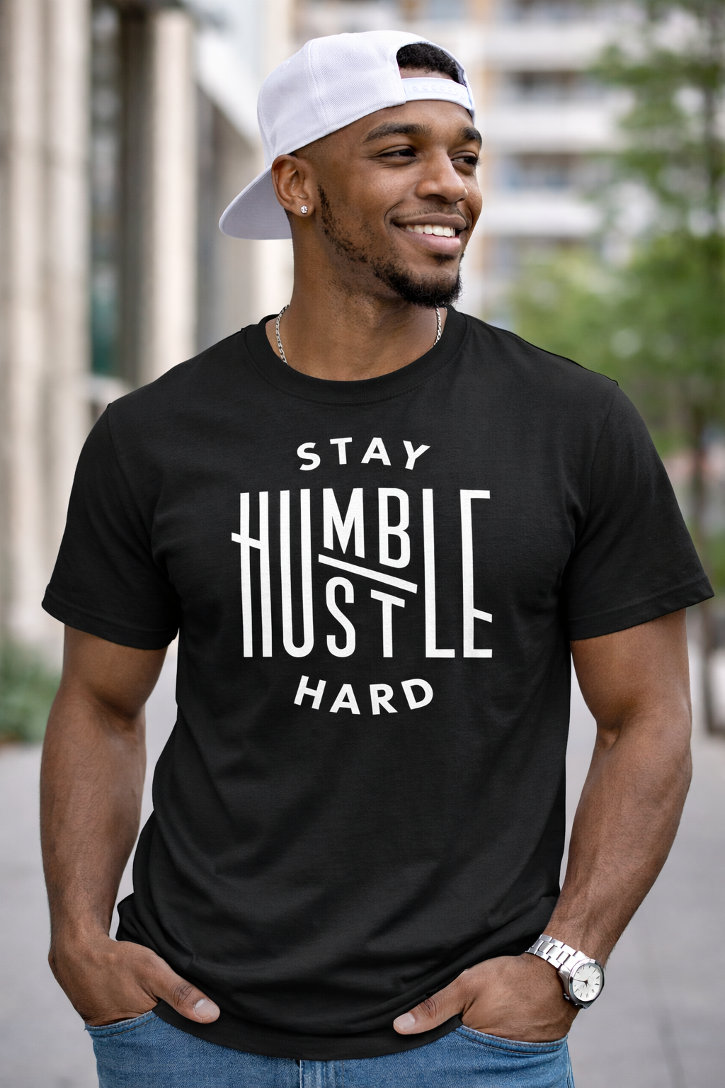 Stay Humble Hustle Hard T-Shirt | Motivational Hustle Shirt