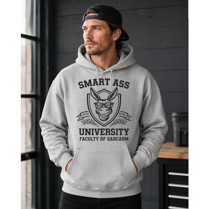 Funny Smart Ass University Graphic Hoodie