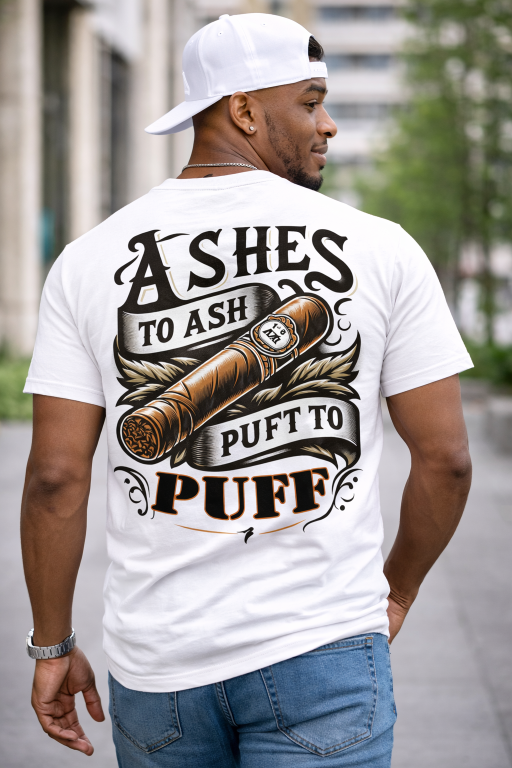 Ashes to Ash Puff to Puff Graphic Tee