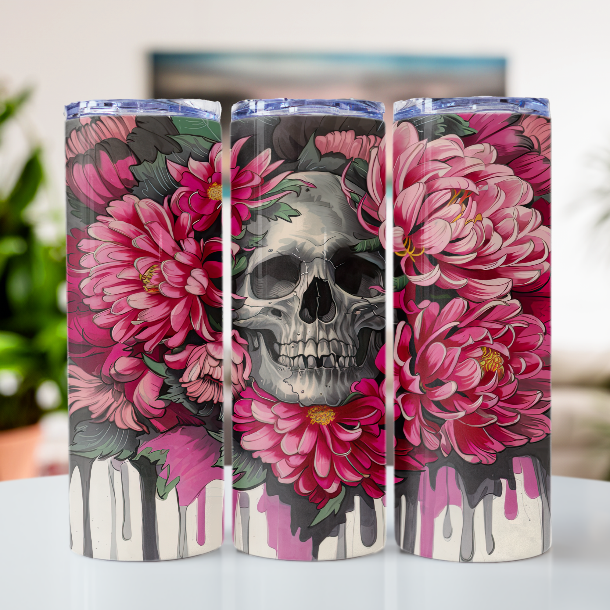 Water Color Skull
