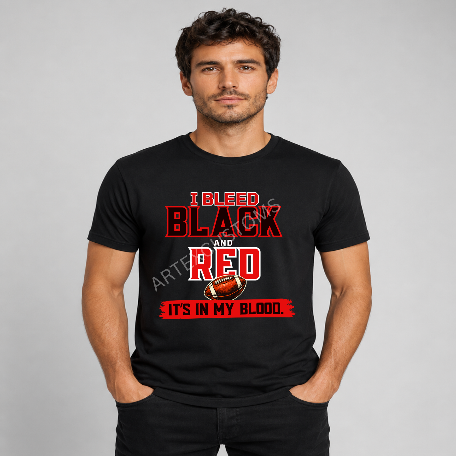 Arizona Football Fan Graphic T-Shirt