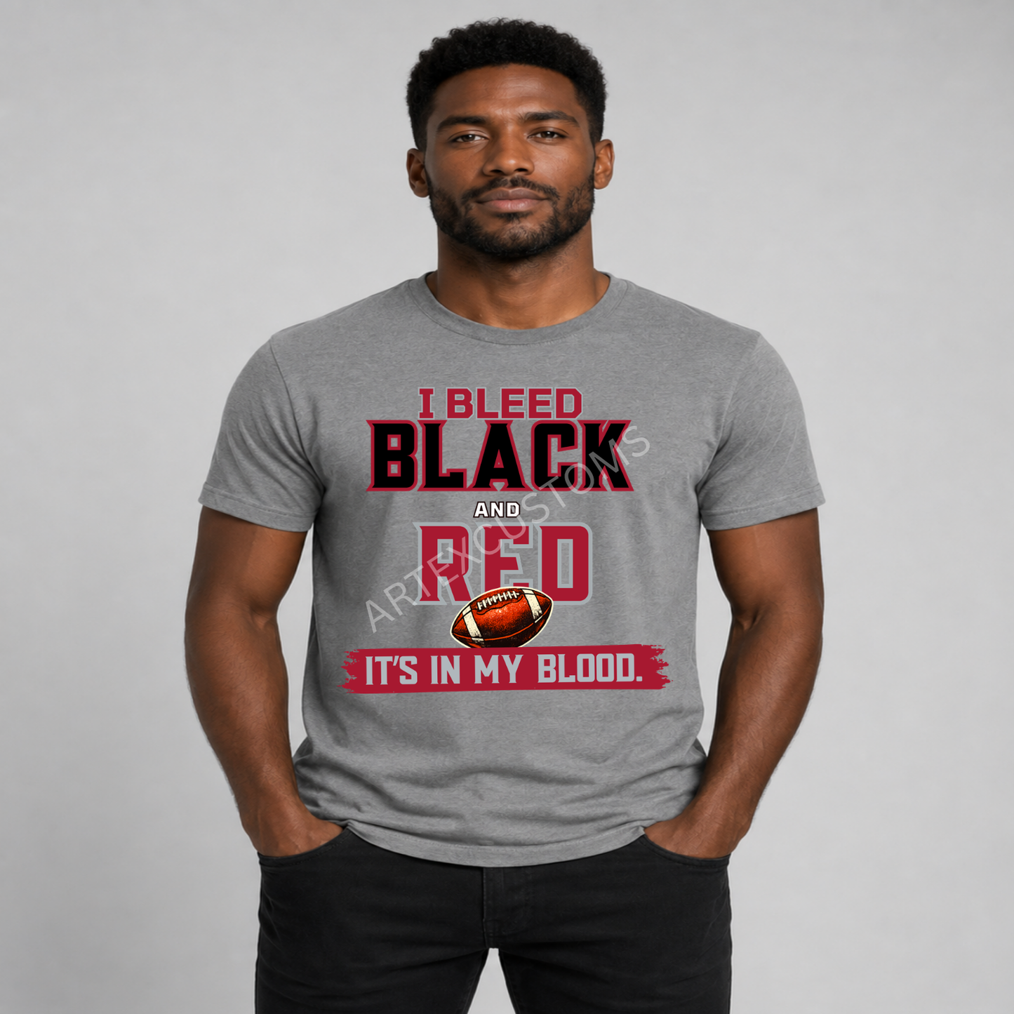 Atlanta Football Fan Graphic T-Shirt