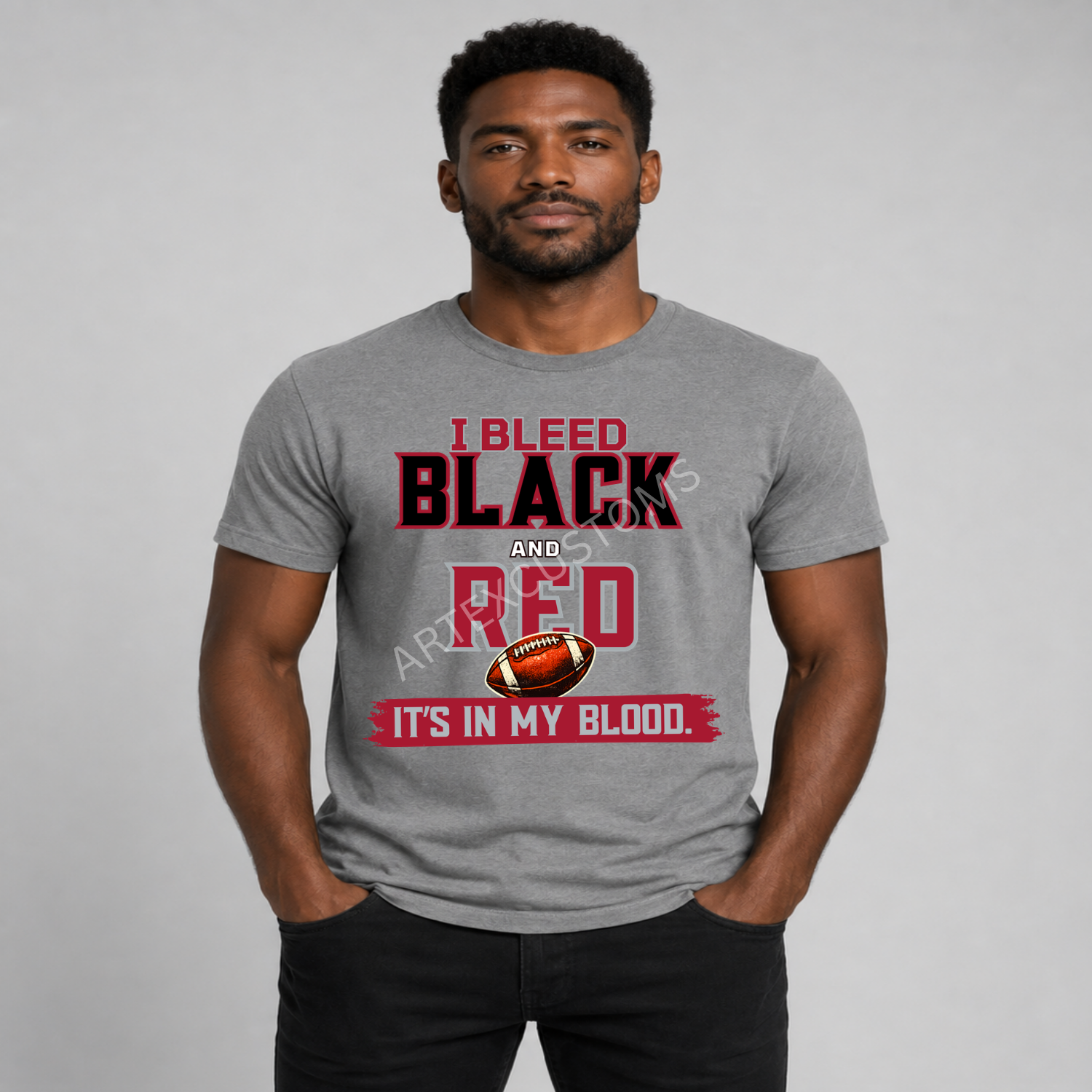 Atlanta Football Fan Graphic T-Shirt