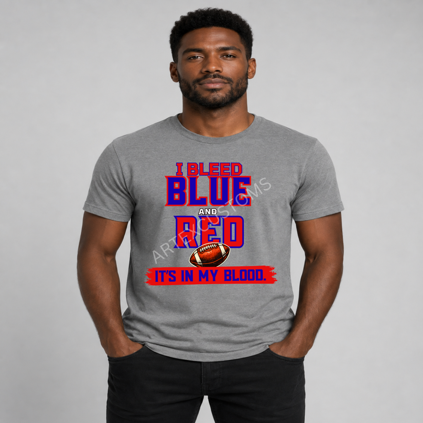 Buffalo Football Fan Graphic T-Shirt