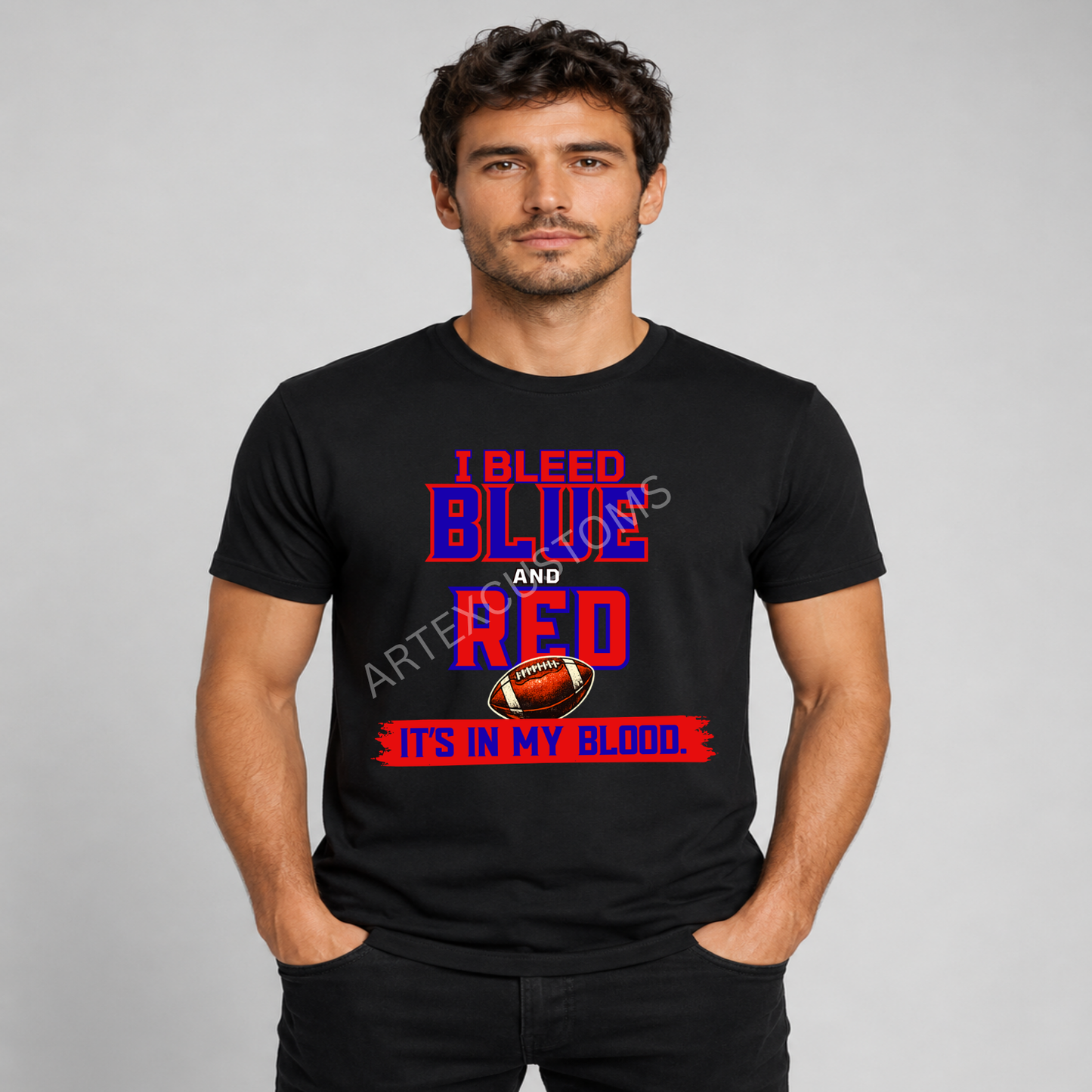Buffalo Football Fan Graphic T-Shirt