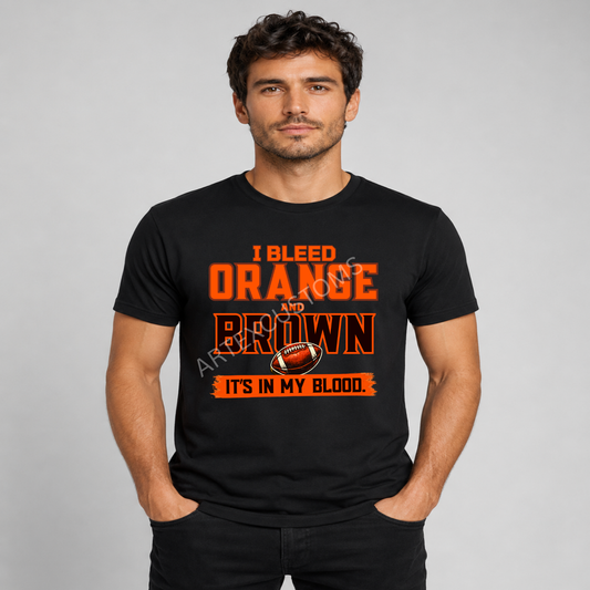 Cleveland Football Fan Graphic T-Shirt