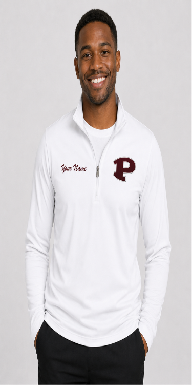 Curly Wolves Quarter-Zip Pullover