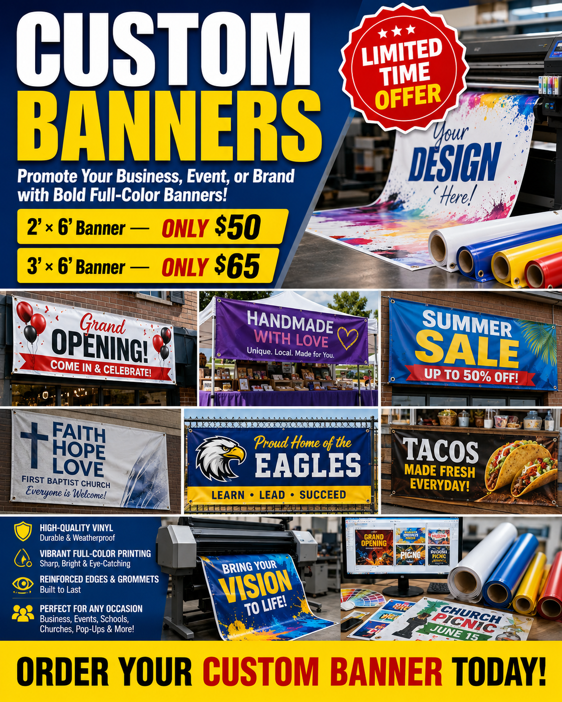 Customer Banner Sale