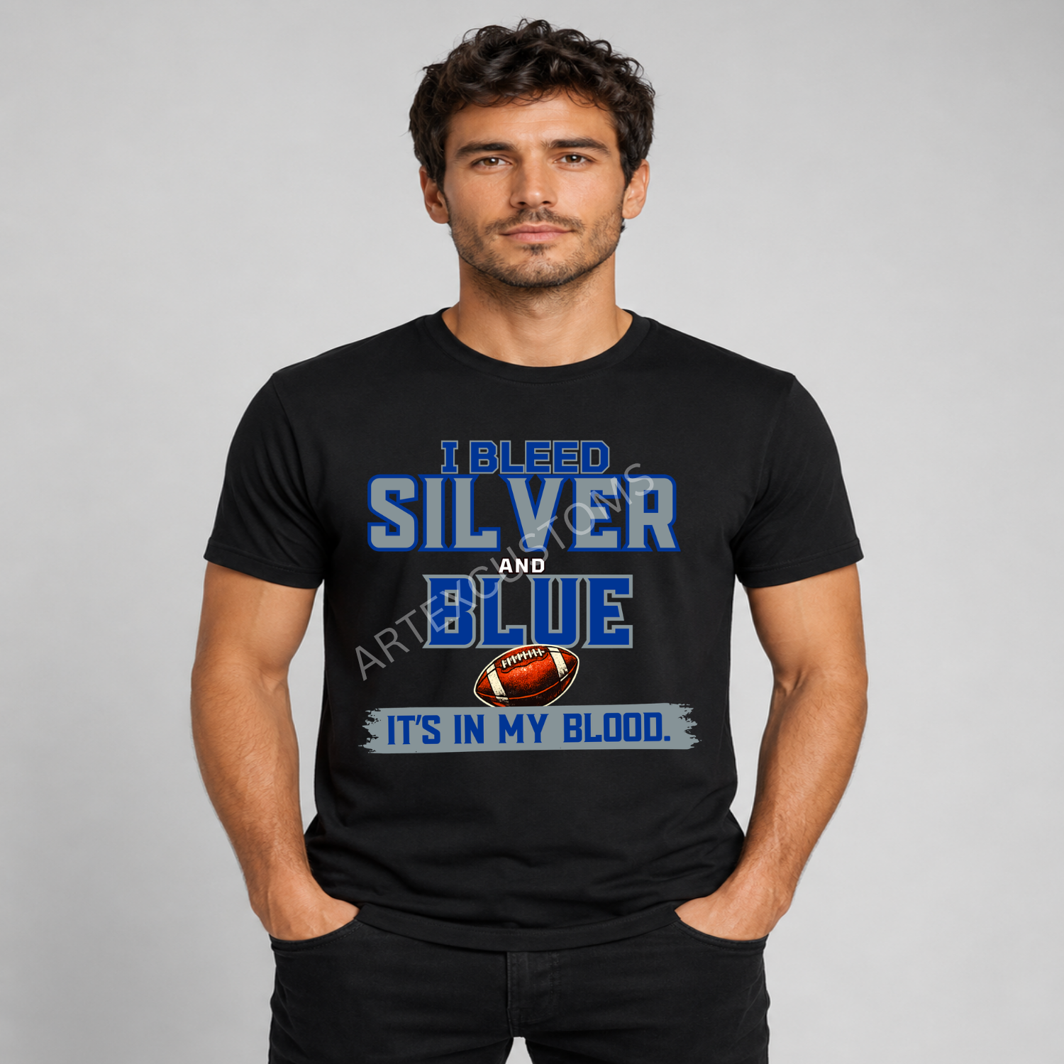 Dallas Football Fan Graphic T-Shirt