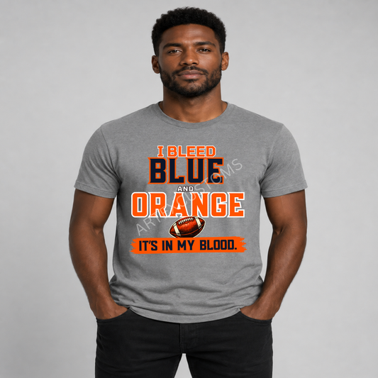Denver Football Fan Graphic T-Shirt