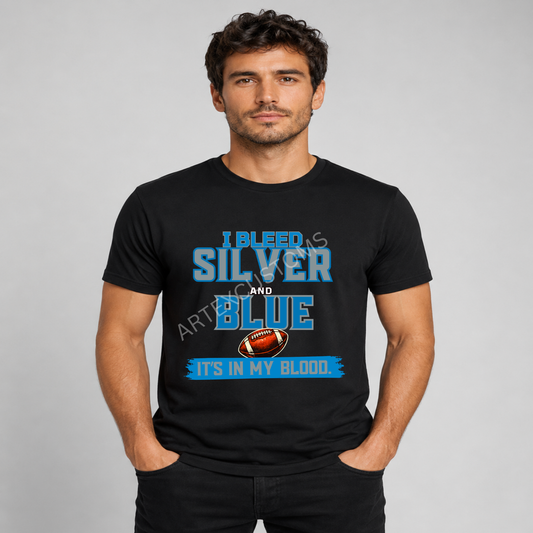 Detroit Football Fan Graphic T-Shirt