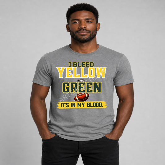 Green Bay Football Fan Graphic T-Shirt