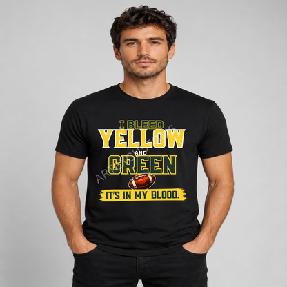 Green Bay Football Fan Graphic T-Shirt
