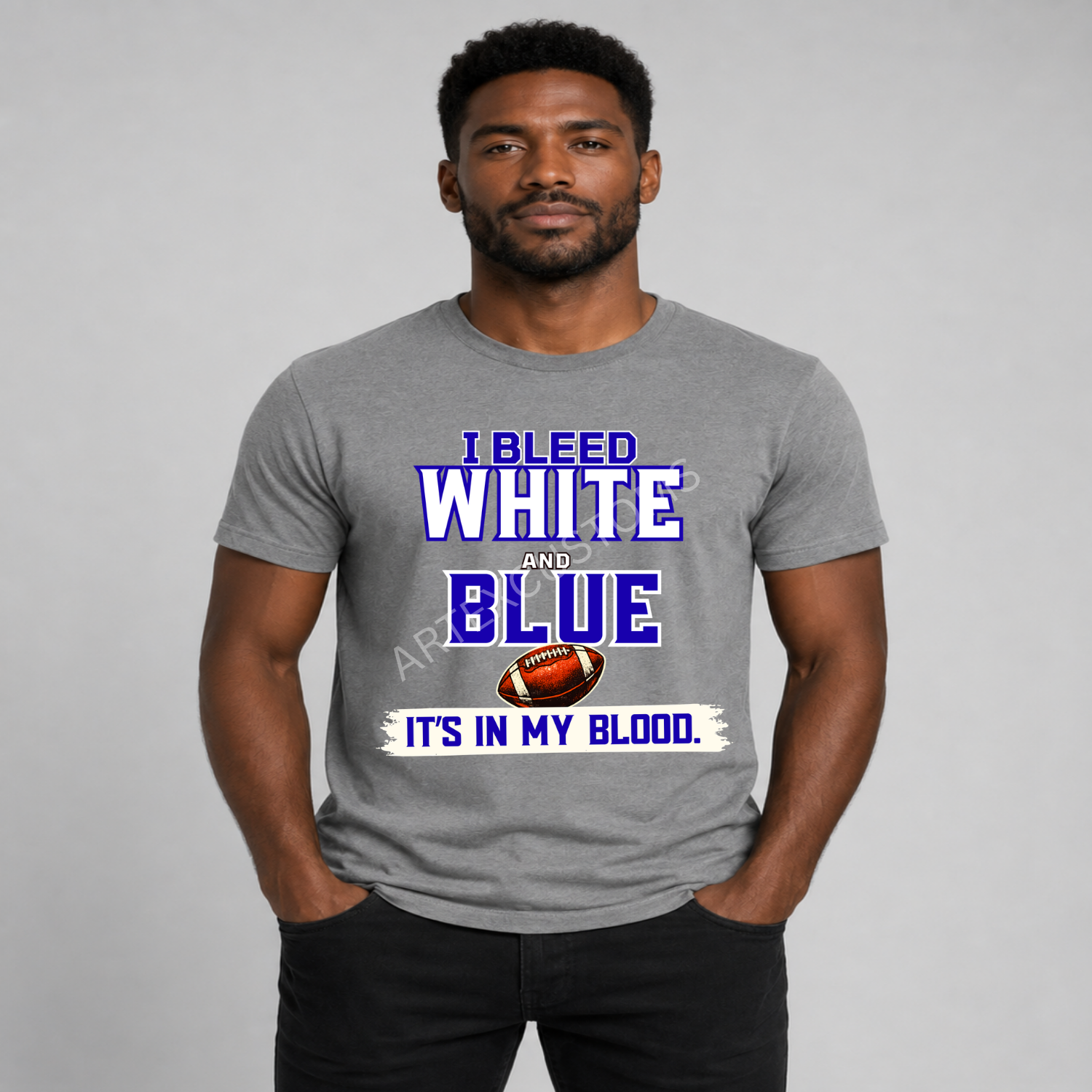 Indianapolis Football Fan Graphic T-Shirt