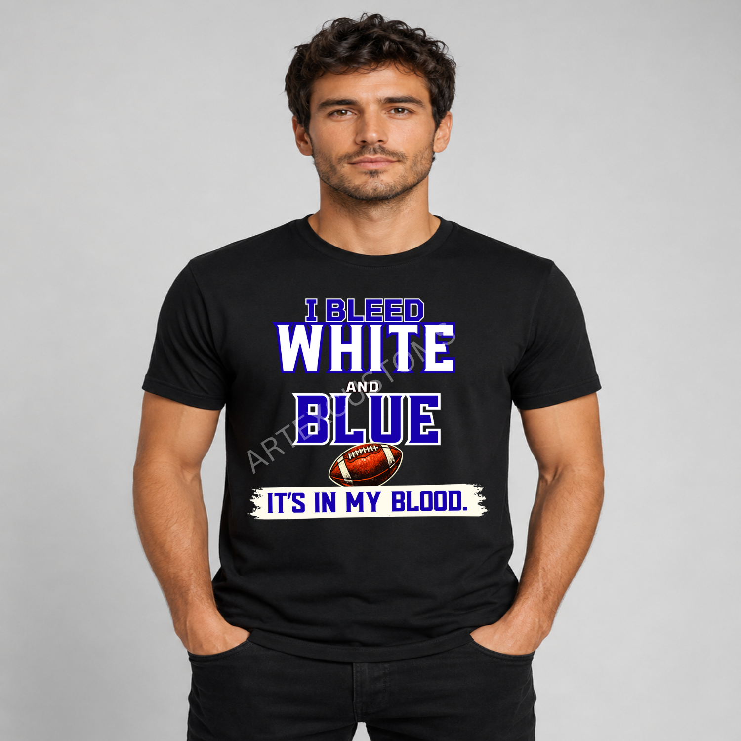 Indianapolis Football Fan Graphic T-Shirt