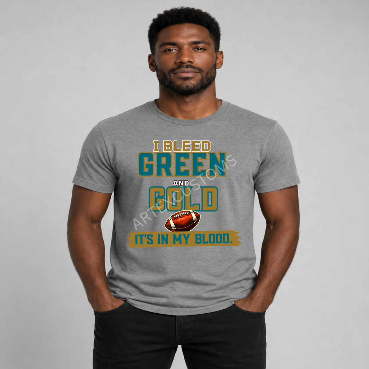 Jacksonville Football Fan Graphic T-Shirt