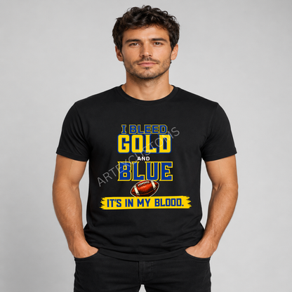 LA R Football Fan Graphic T-Shirt