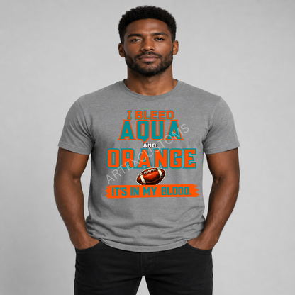 Miami Football Fan Graphic T-Shirt