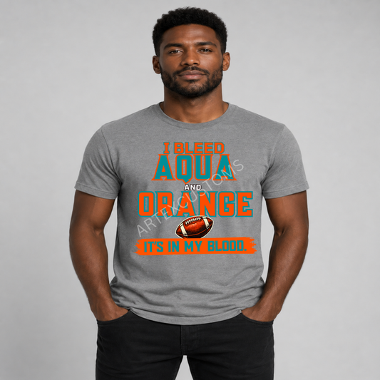 Miami Football Fan Graphic T-Shirt