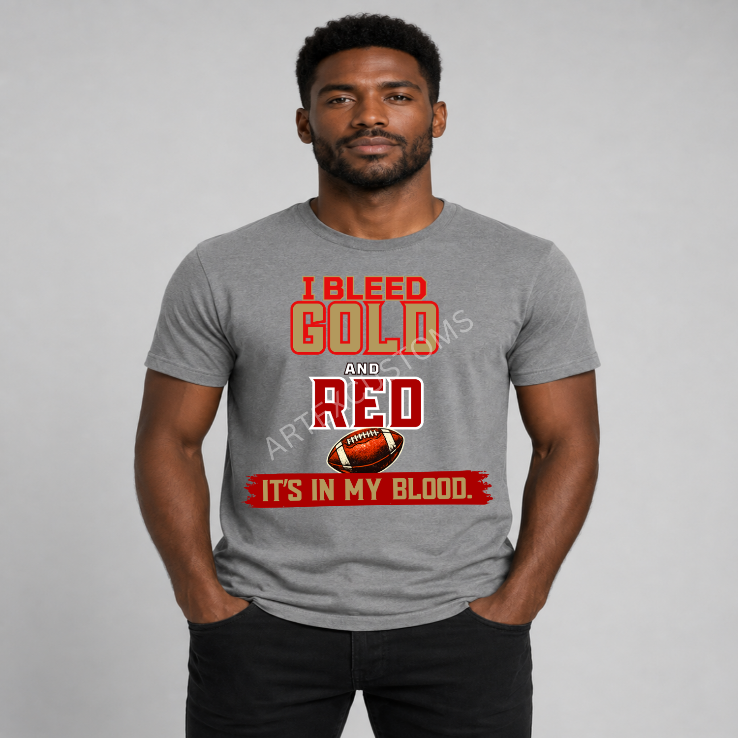 San Francisco Football Fan Graphic T-Shirt