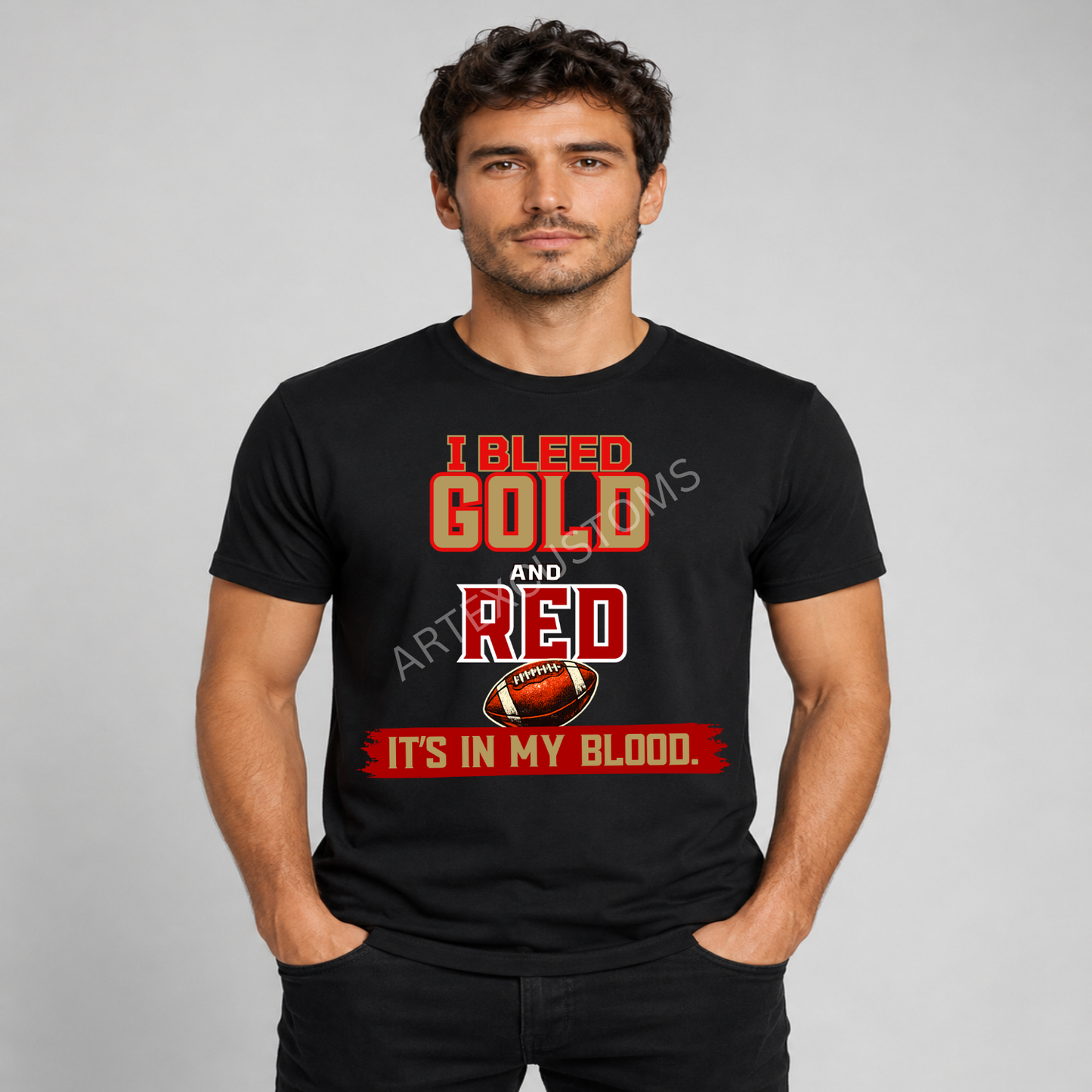 San Francisco Football Fan Graphic T-Shirt