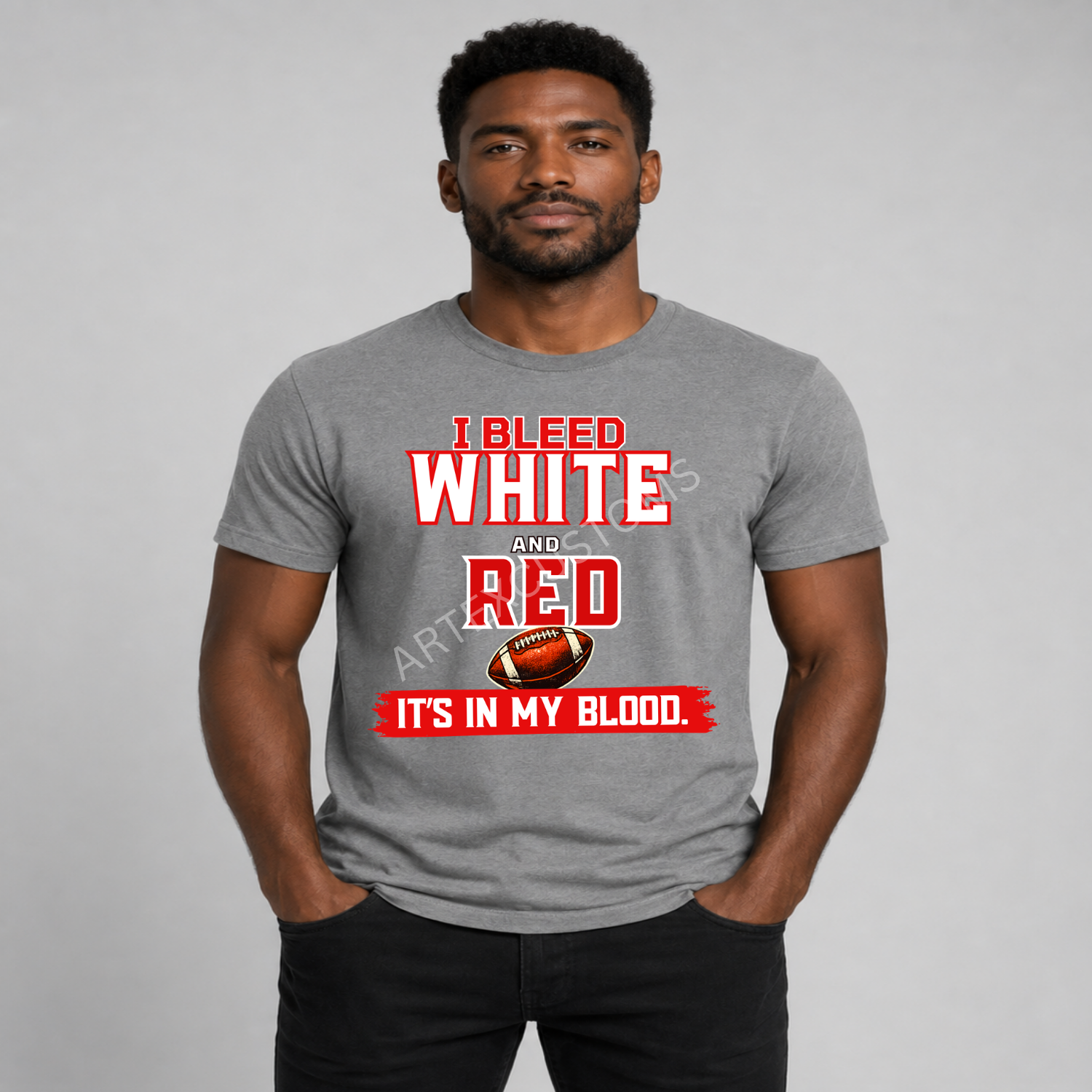 Tampa Bay Football Fan Graphic T-Shirt