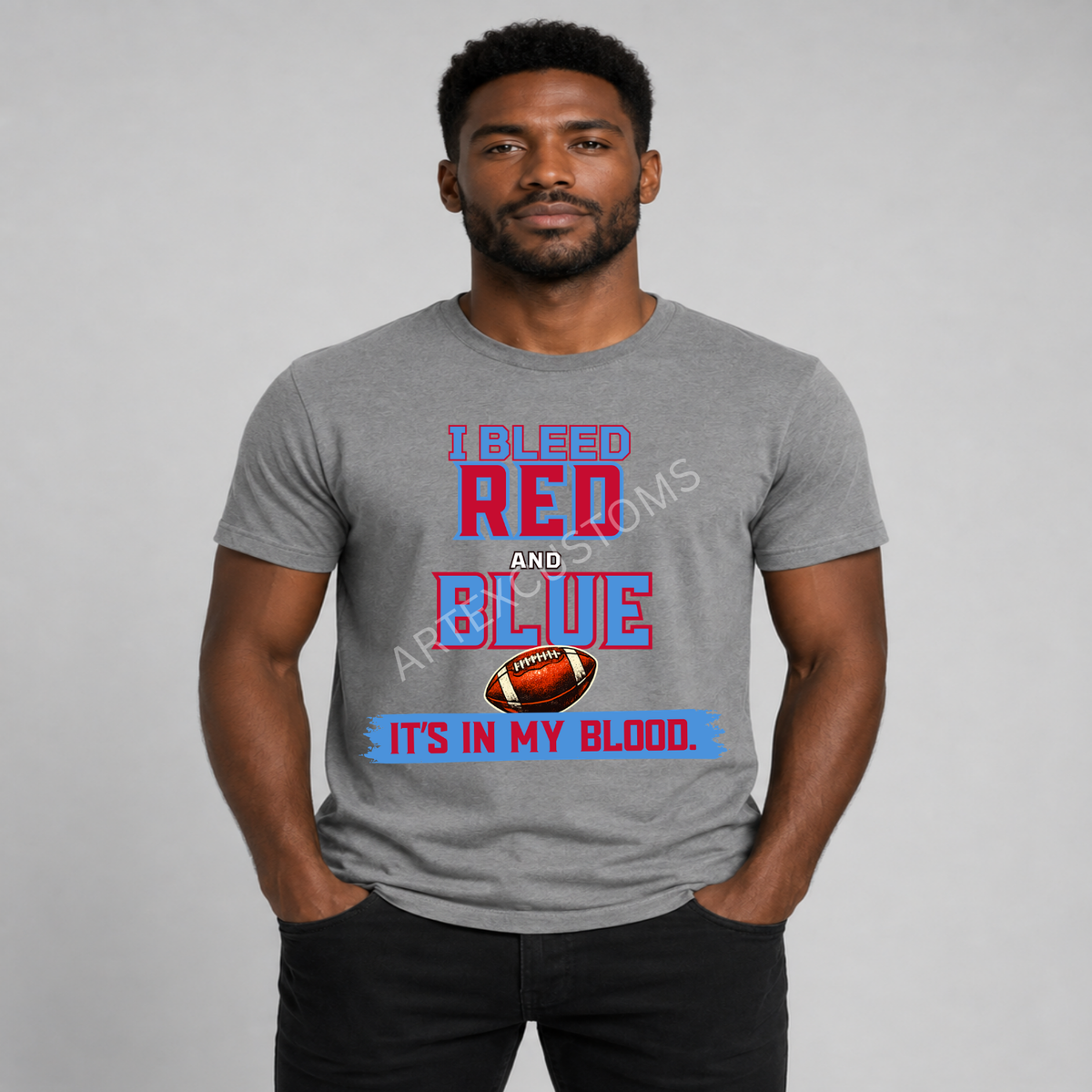 Tennessee Football Fan Graphic T-Shirt