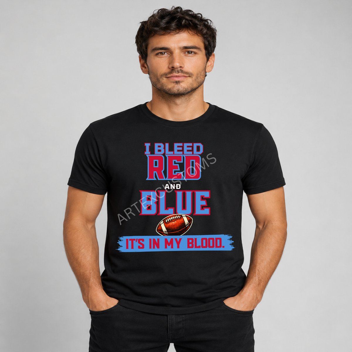 Tennessee Football Fan Graphic T-Shirt