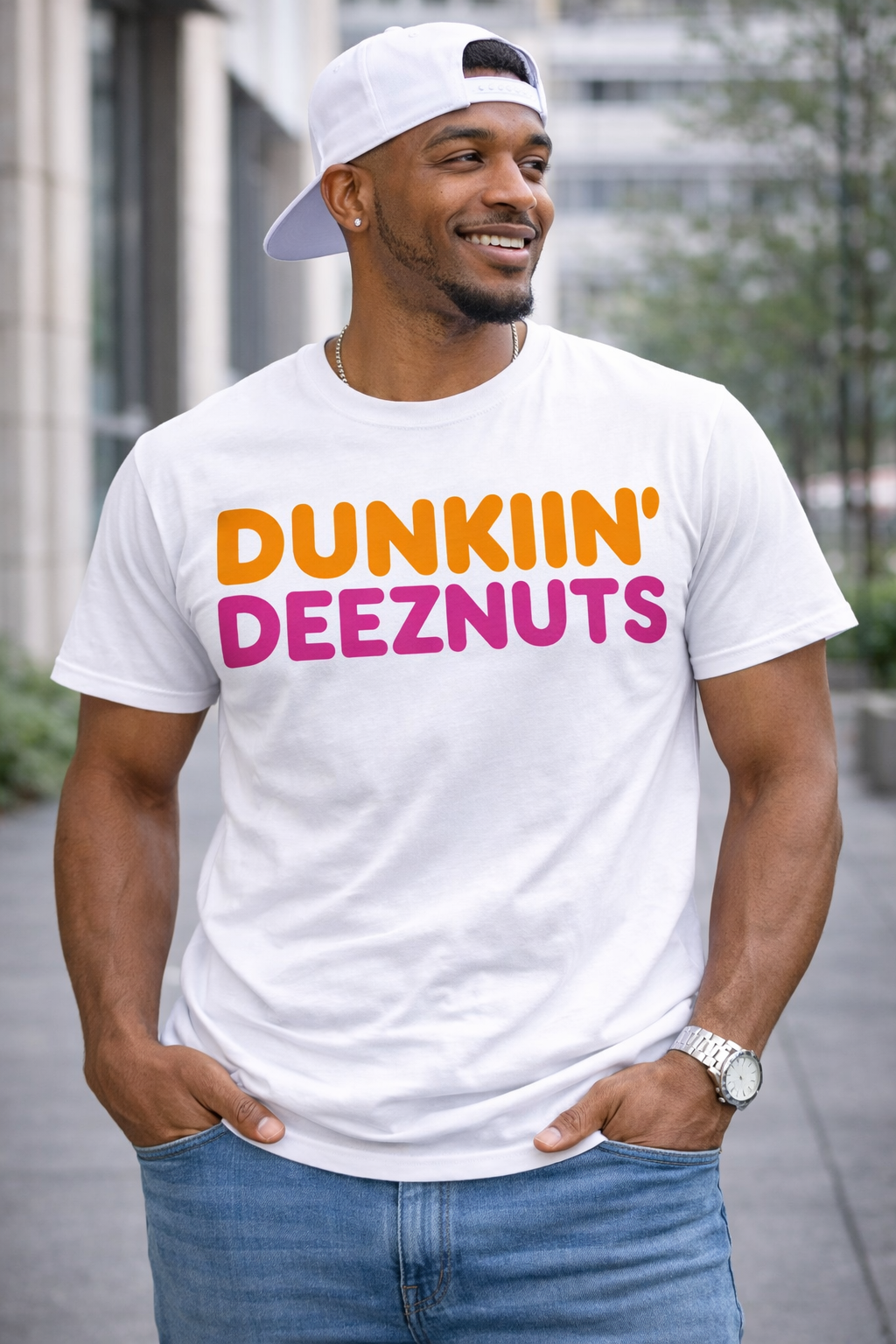 Deez Nuts Parody Graphic Tee