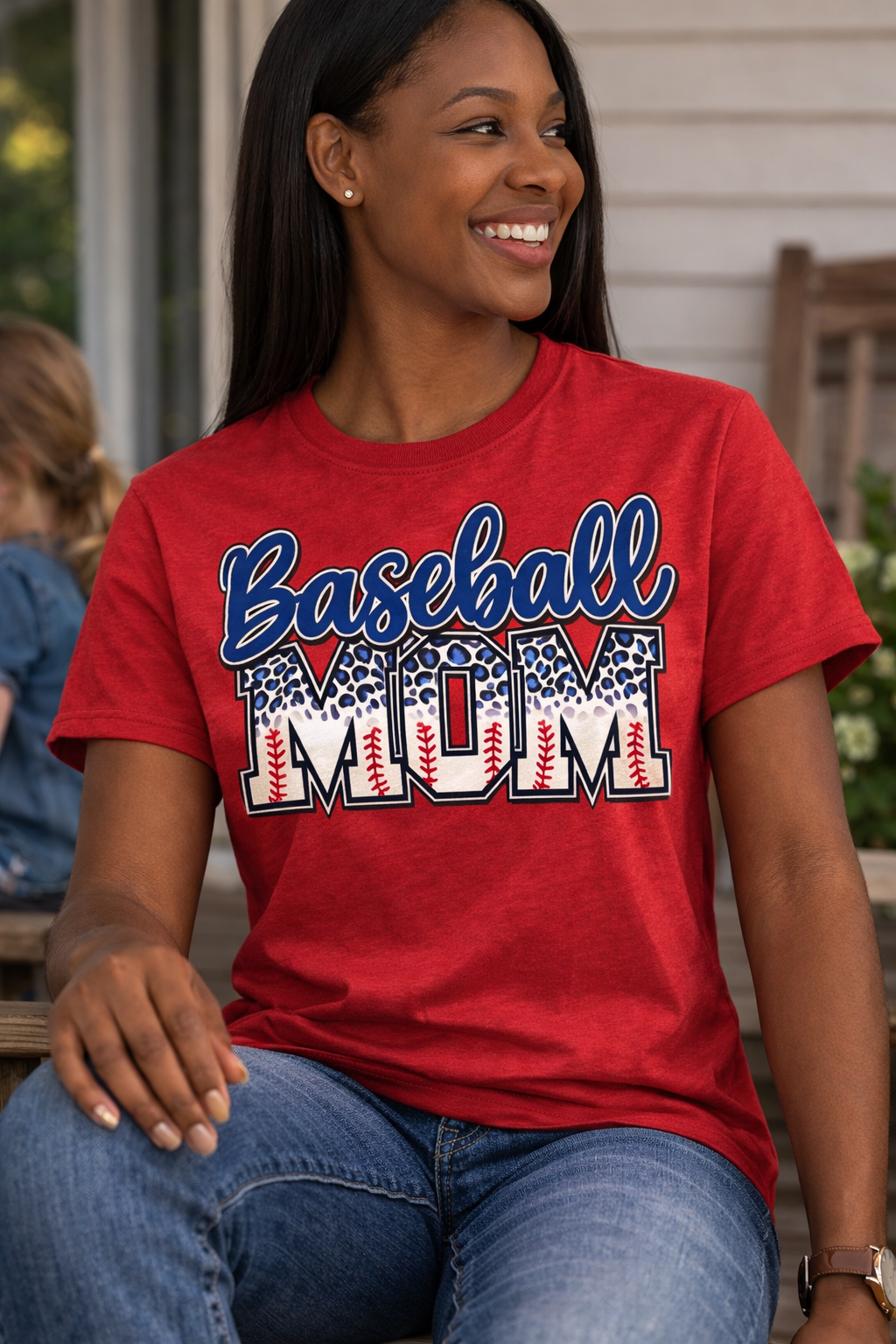 Baseball Mom T-Shirt | Cute Baseball Mom Graphic Tee