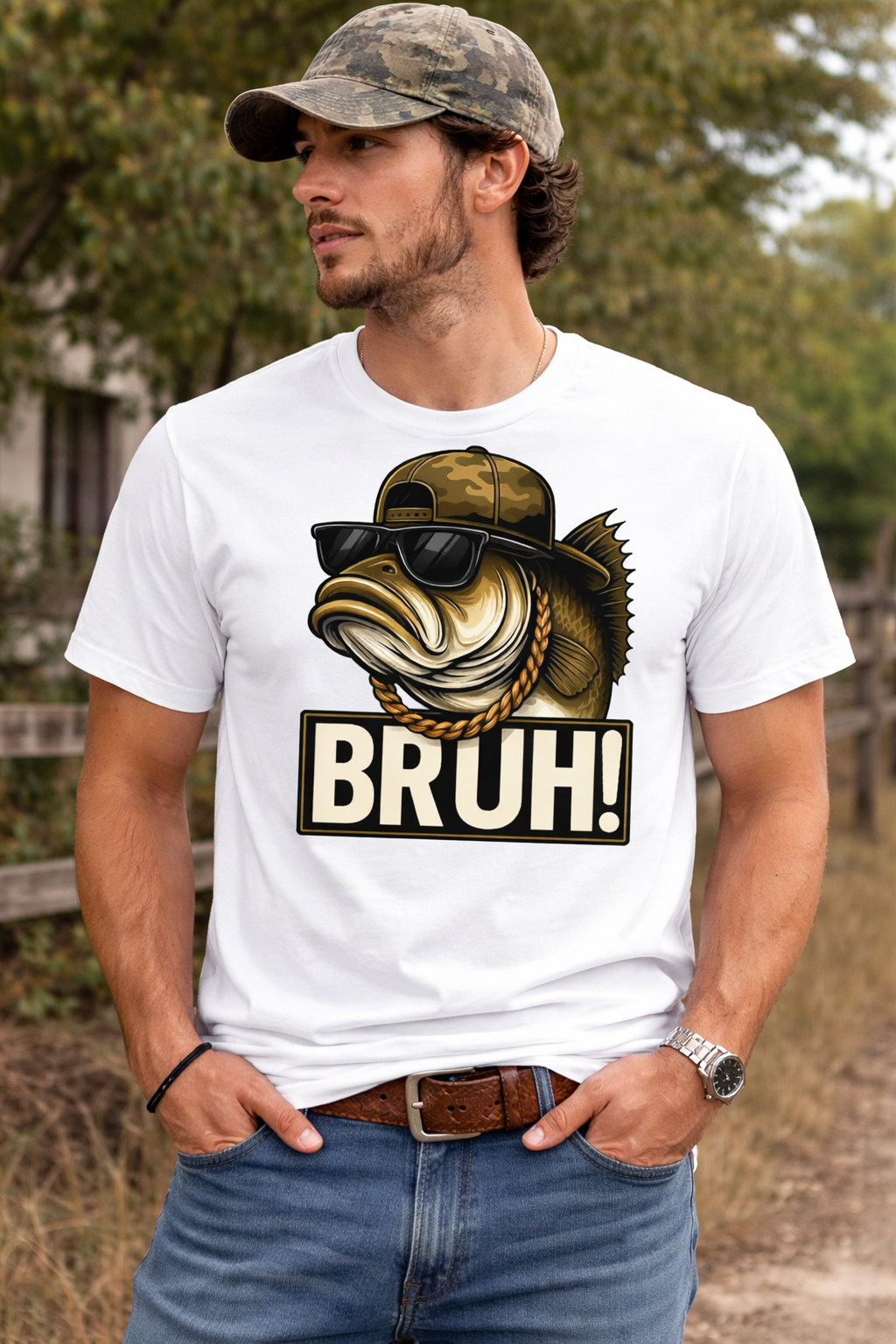BRUH! Bass Fishing T-Shirt