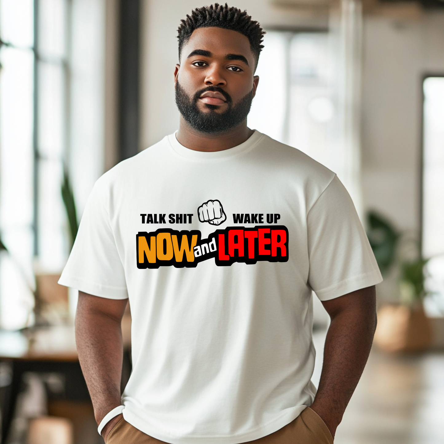 Now and Later Funny Shirt – Talk Now Wake Up Later Graphic Tee